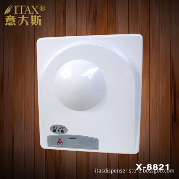 ITAX X-8821 ABS plastic wall-mounted 35-40S drying time toilet home hotel Automatic Hand Dryer